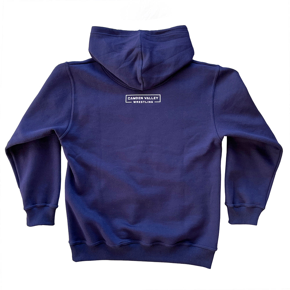 Camden Valley Wrestling Hoodie Logo Navy