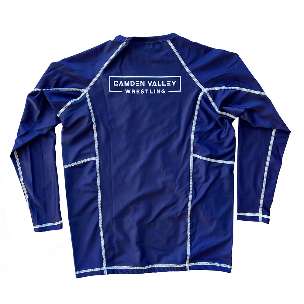 Camden Valley Wrestling Rashie Long Sleeve Blue