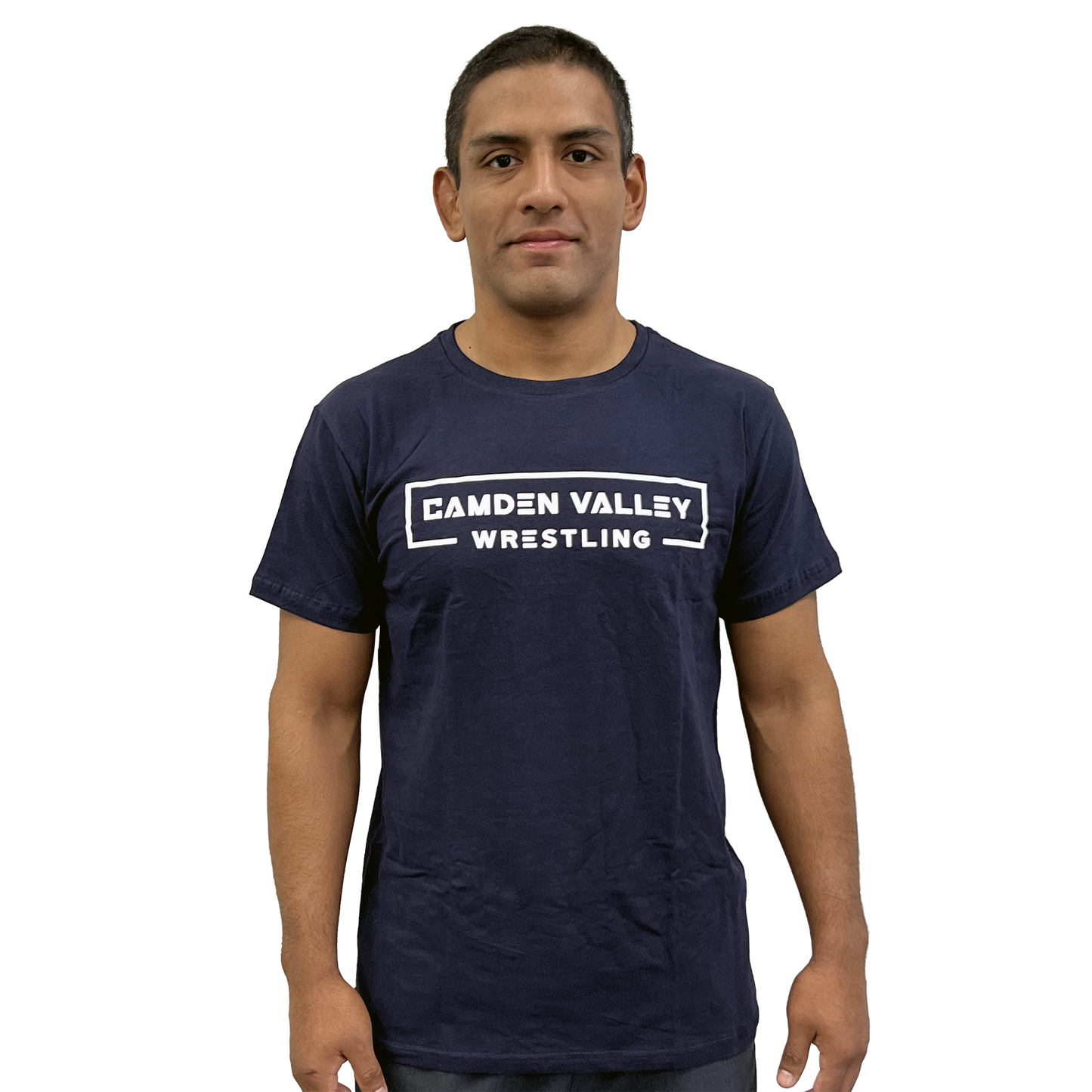Camden Valley Wrestling T-Shirt Dan Gable Navy