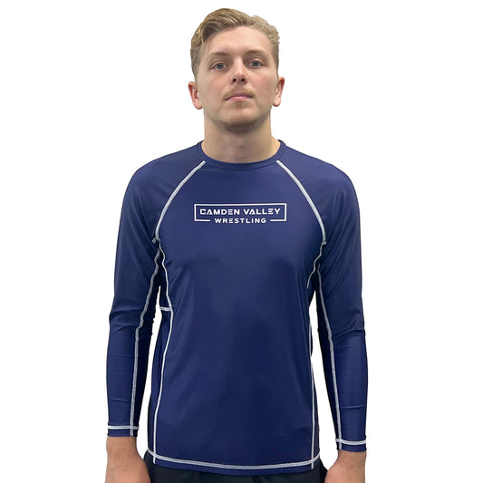 Camden Valley Wrestling Rashie Long Sleeve Blue