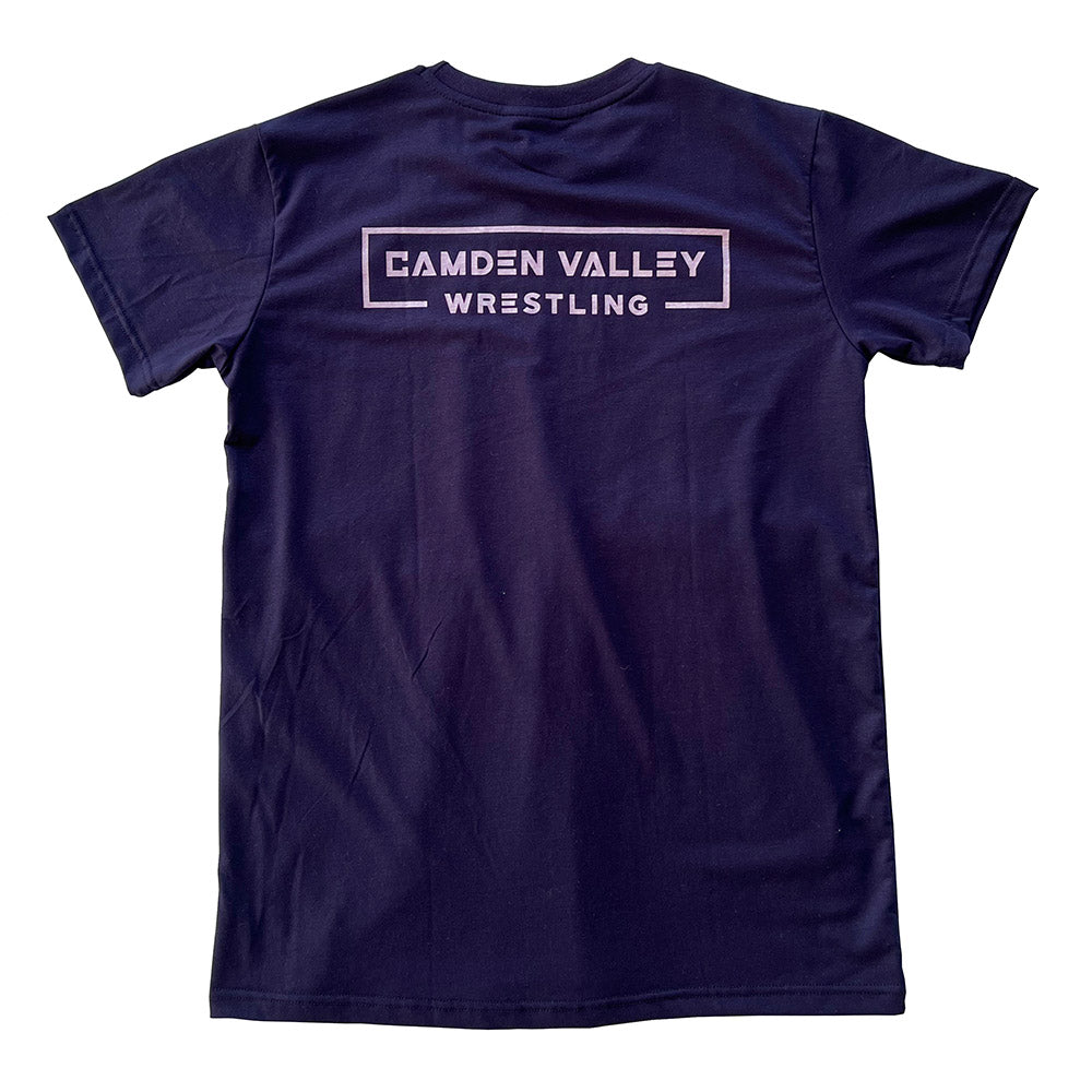 Camden Valley Wrestling T-Shirt Logo Navy