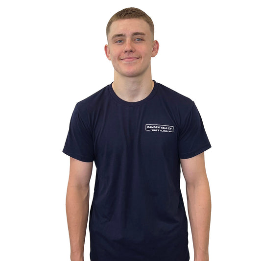 Camden Valley Wrestling T-Shirt Logo Navy